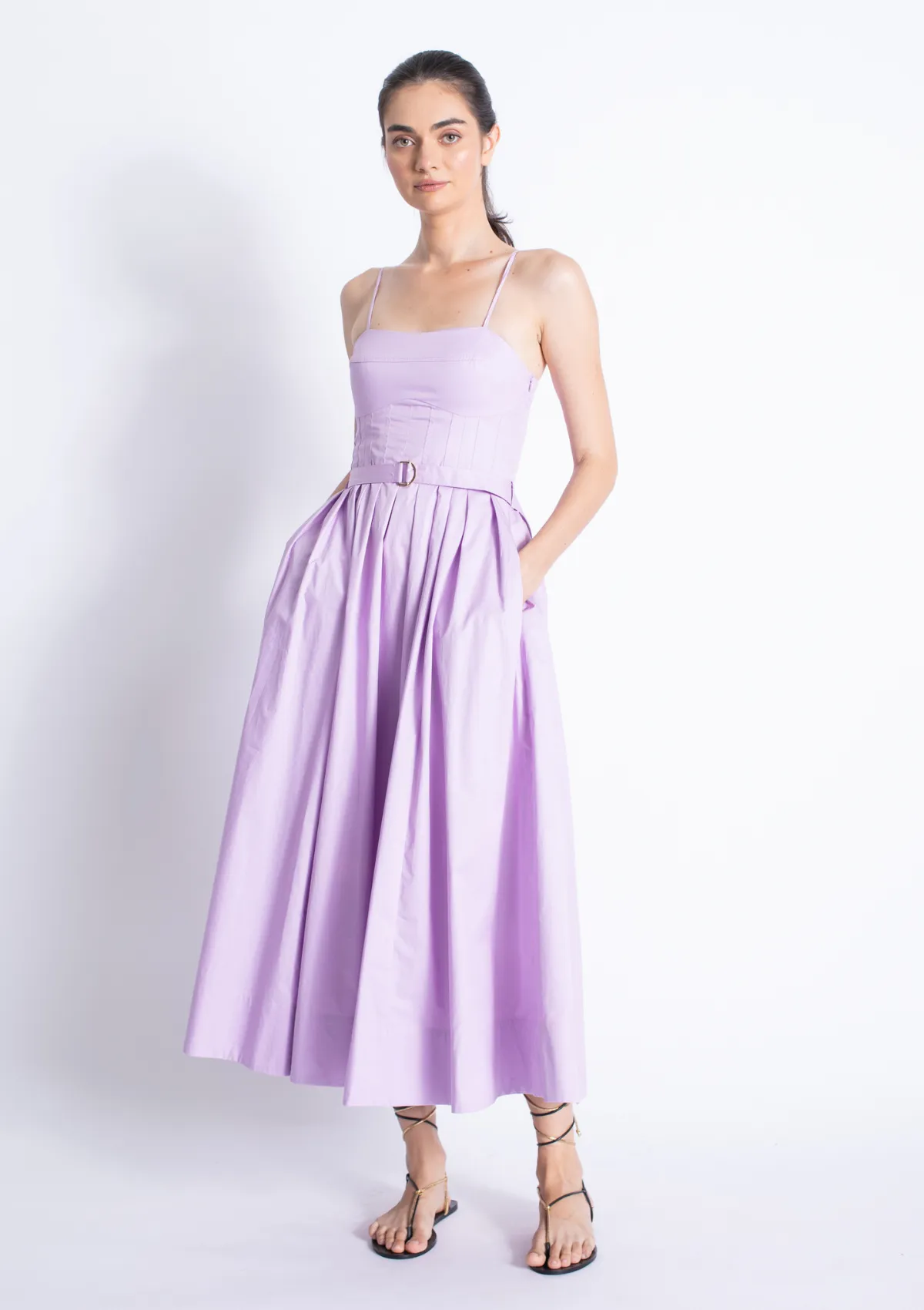 Diana Solid Maxi Dress sold by Karina Grimaldi product image thumbnail 2