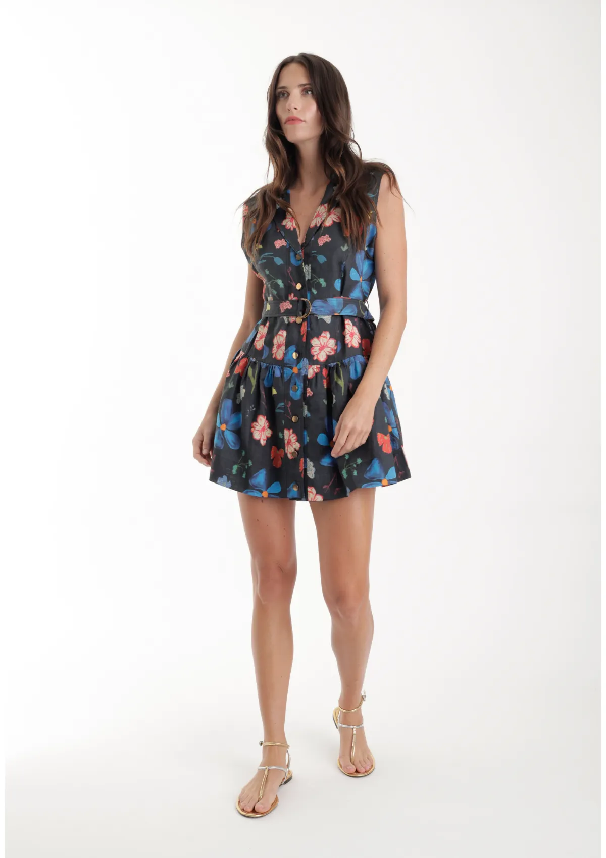 Luna Print Mini Dress sold by Karina Grimaldi product image thumbnail 3