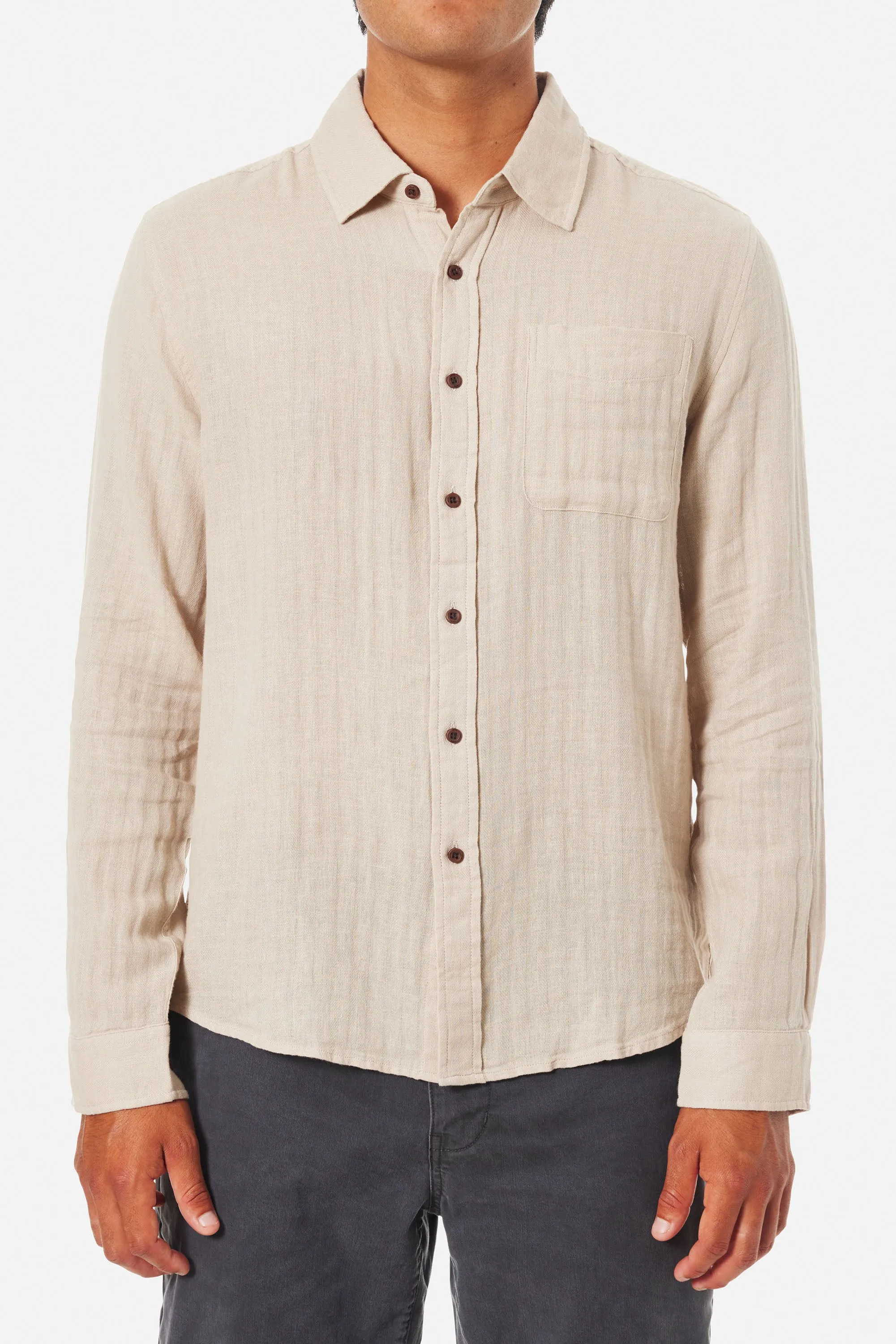 ALAN SOLID LONG SLEEVE SHIRT sold by Katin product image thumbnail 2