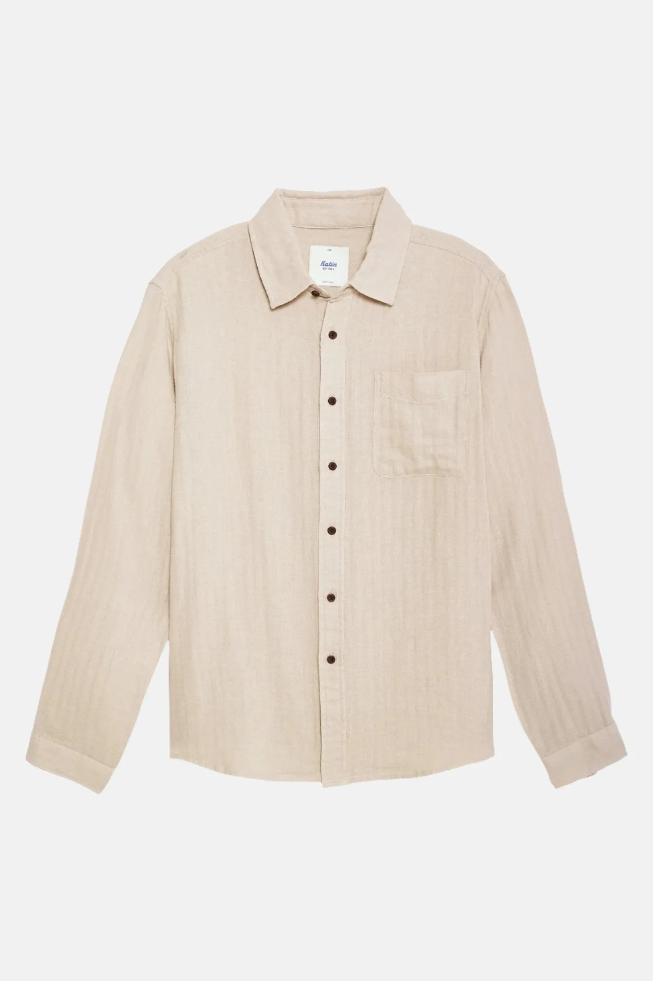 ALAN SOLID LONG SLEEVE SHIRT sold by Katin