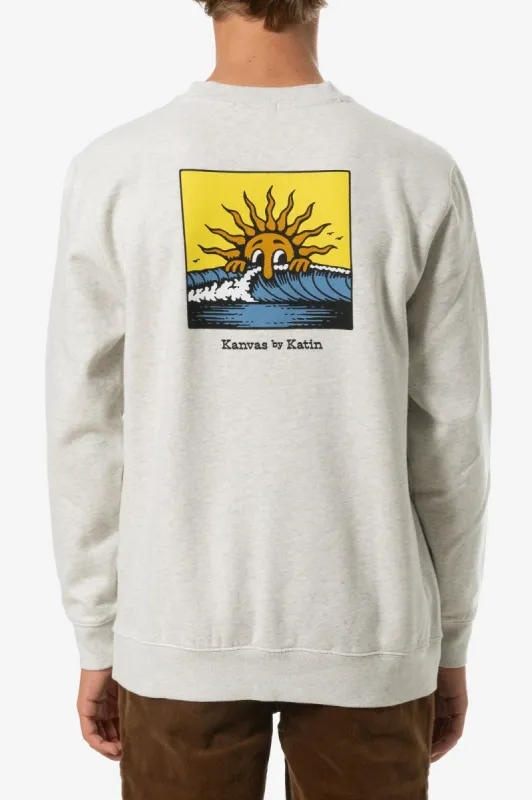 BOYS GLANCE CREW FLEECE made by Katin