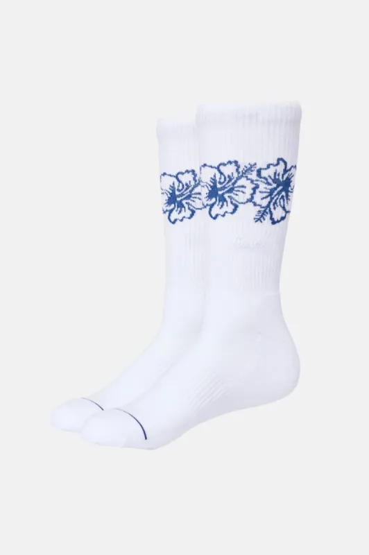 FLORAL STRIPE SOCK sold by Katin