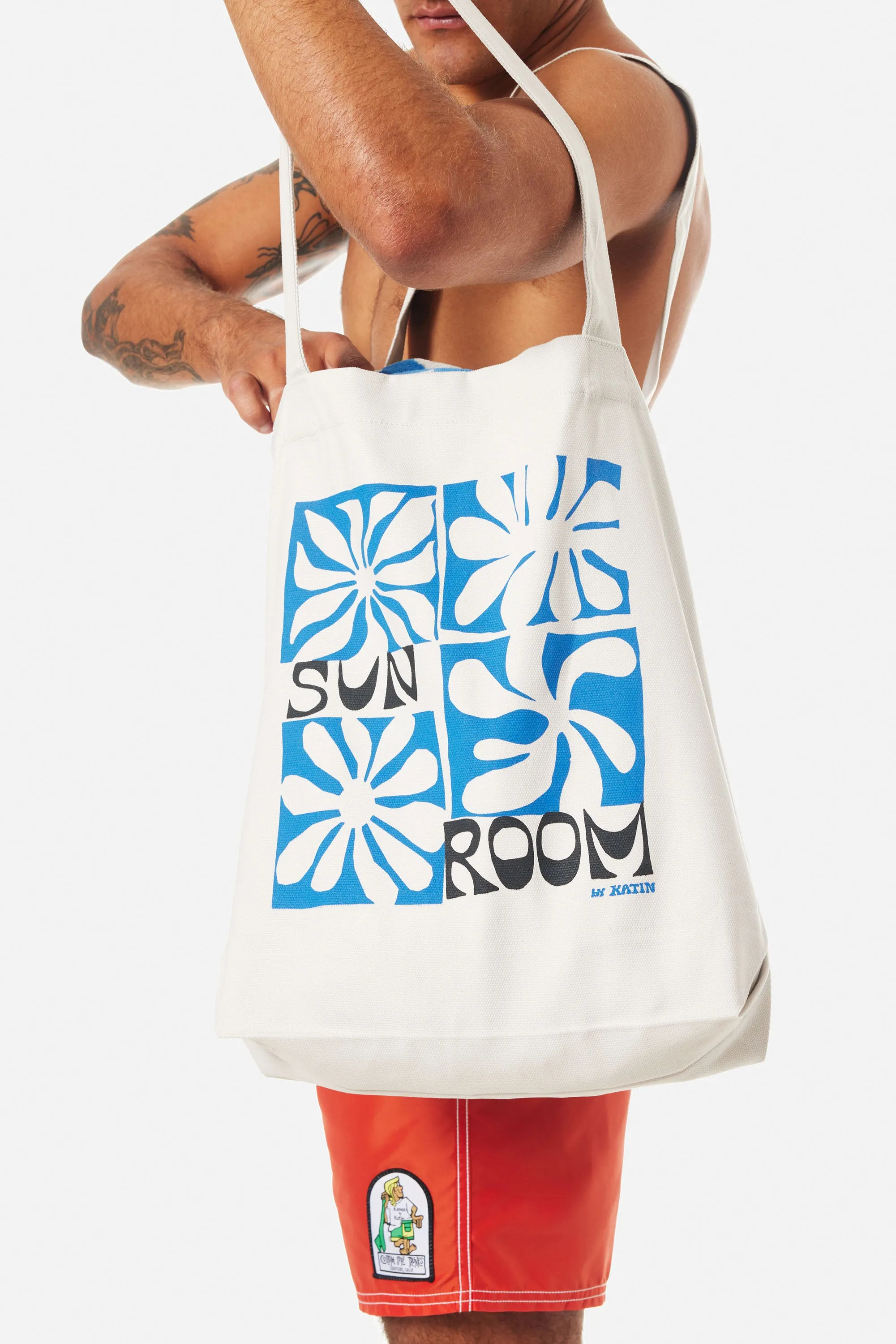 SUN ROOM BY KATIN GRID TOTE BAG sold by Katin product image thumbnail 2