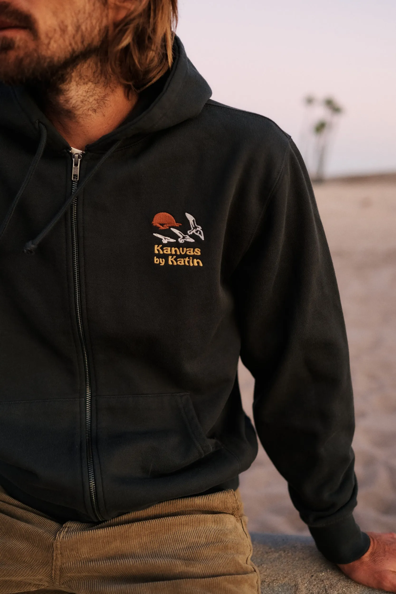 SUNSET EMBROIDERED ZIP HOODIE sold by Katin product image thumbnail 2