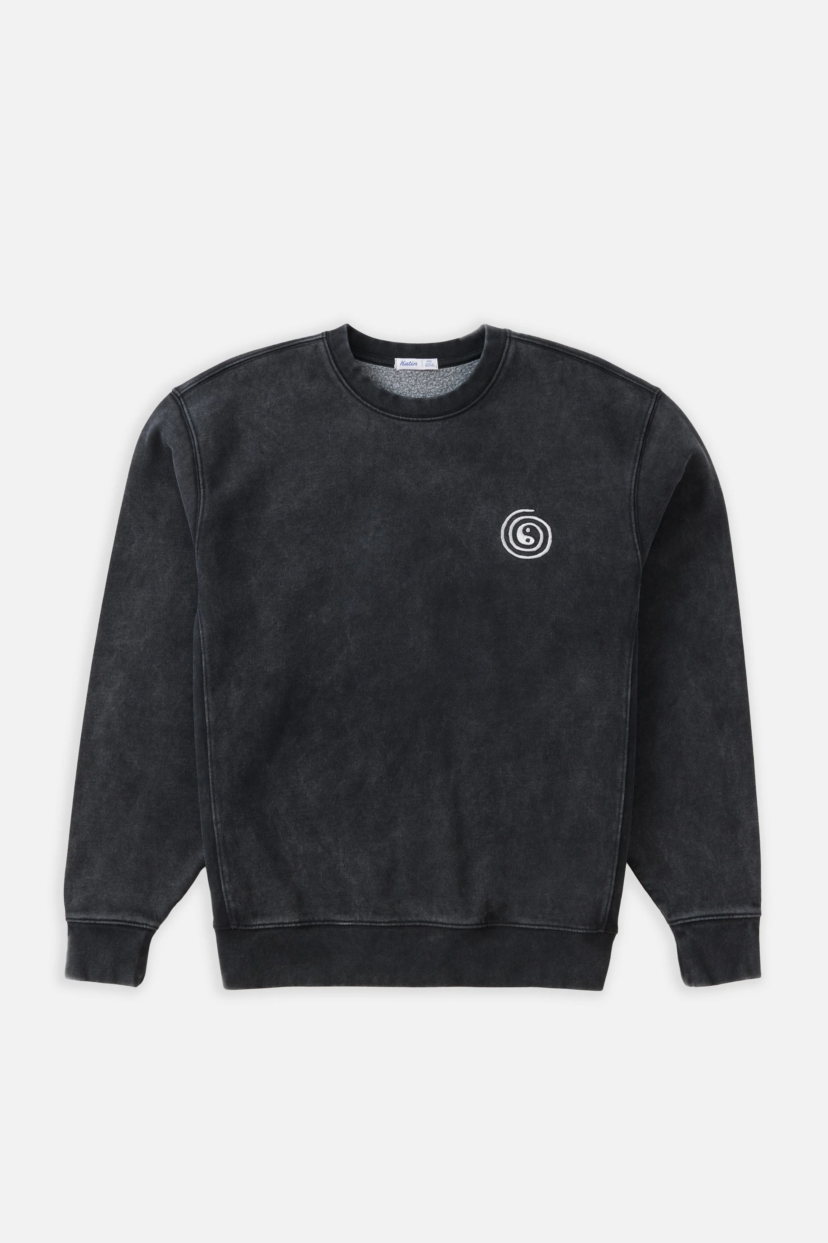 SWIRL EMBROIDERED CREWNECK sold by Katin