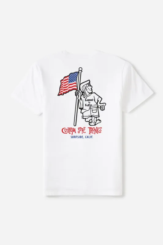 K-MAN FLAG TEE sold by Katin