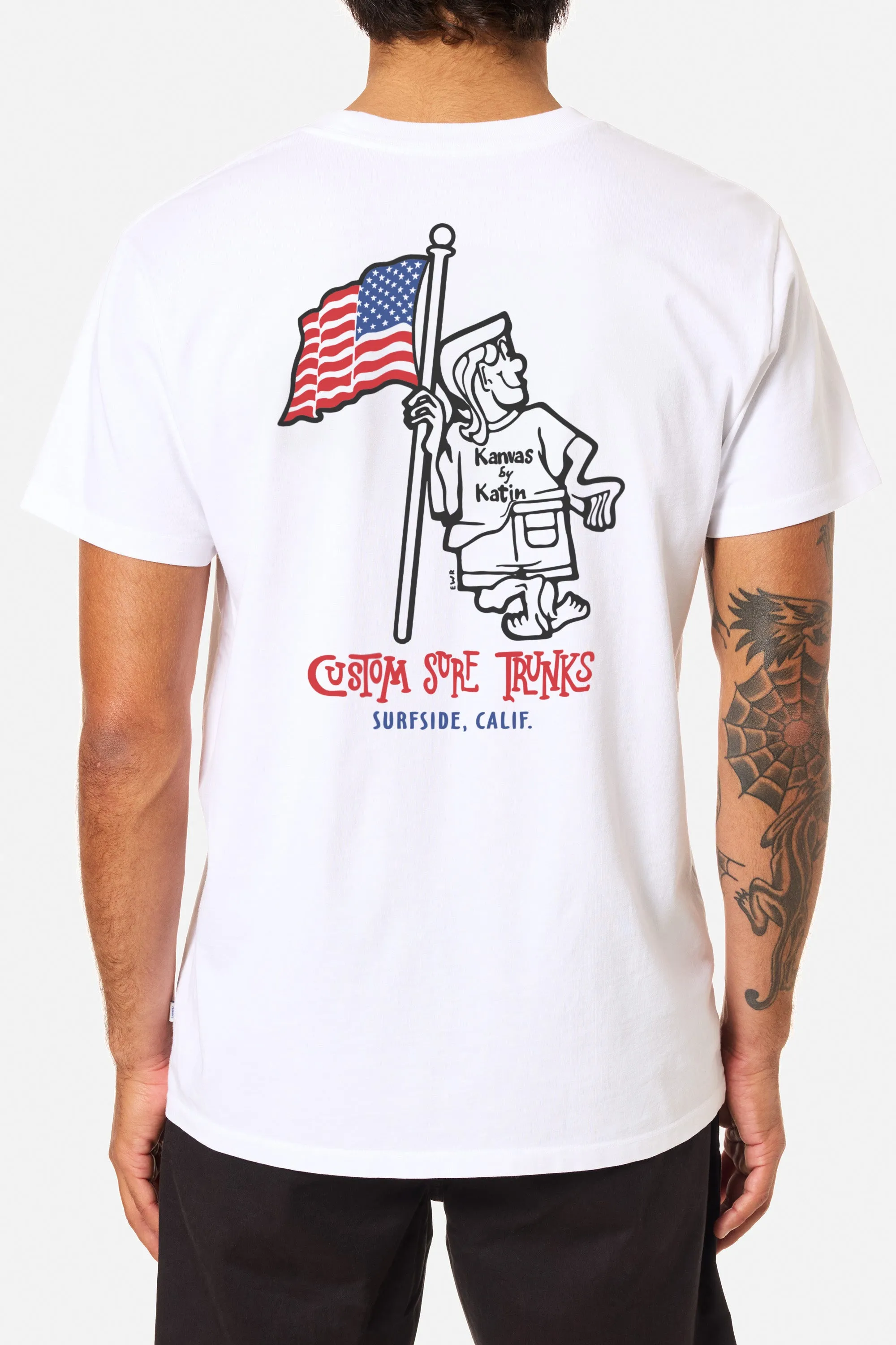 K-MAN FLAG TEE sold by Katin product image thumbnail 4
