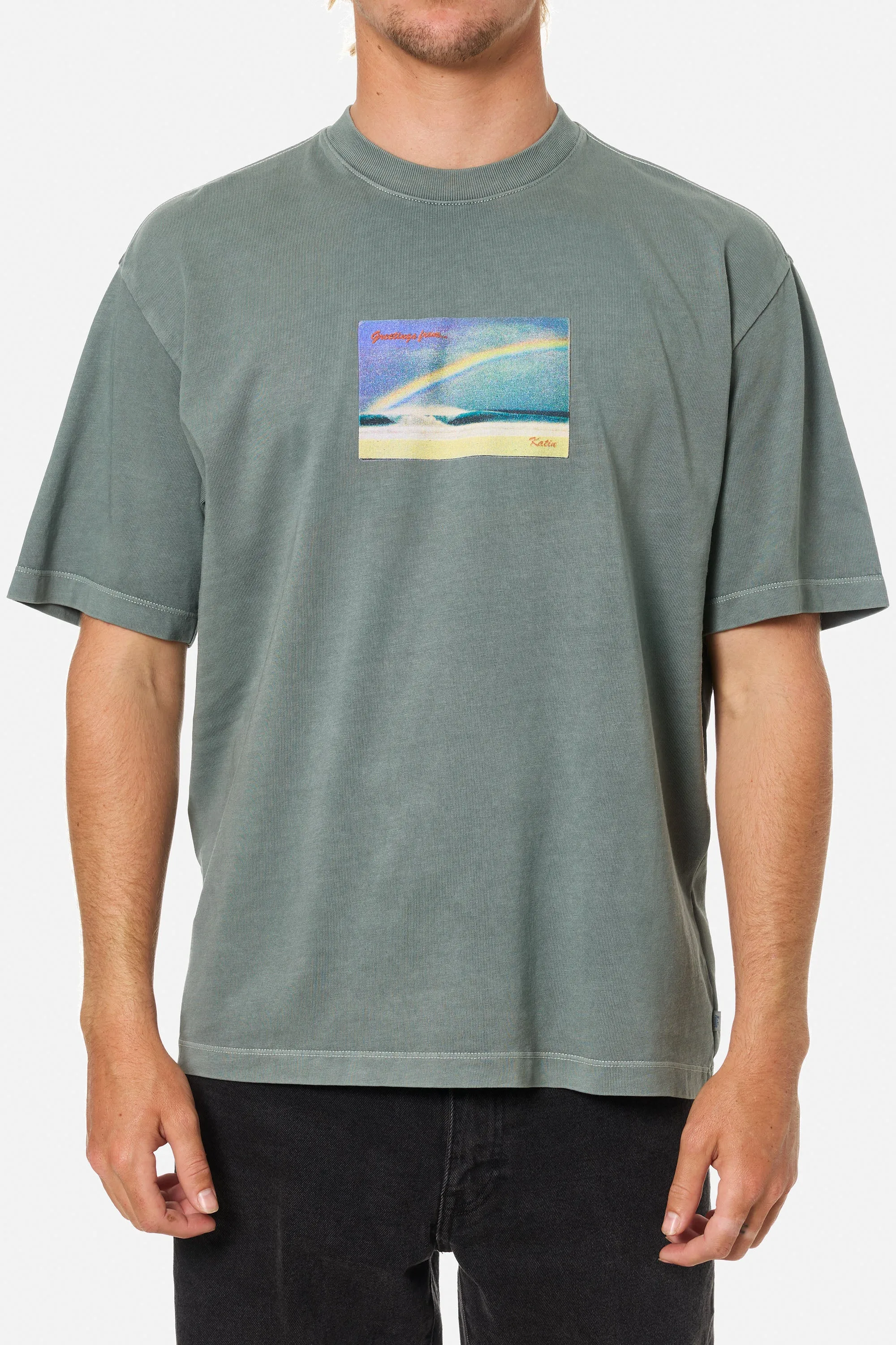GREETINGS BOX FIT TEE sold by Katin product image thumbnail 2