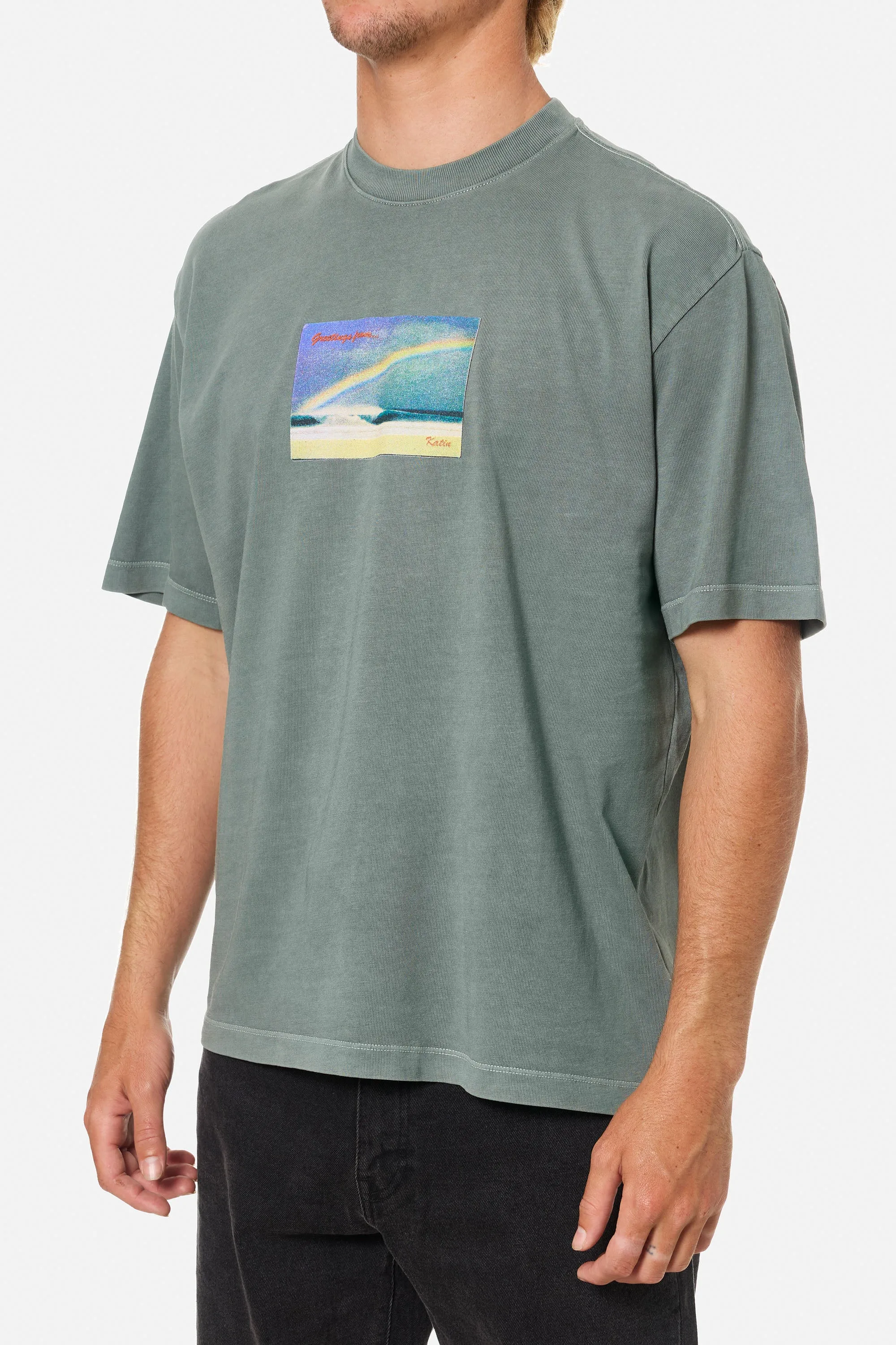 GREETINGS BOX FIT TEE sold by Katin product image thumbnail 3