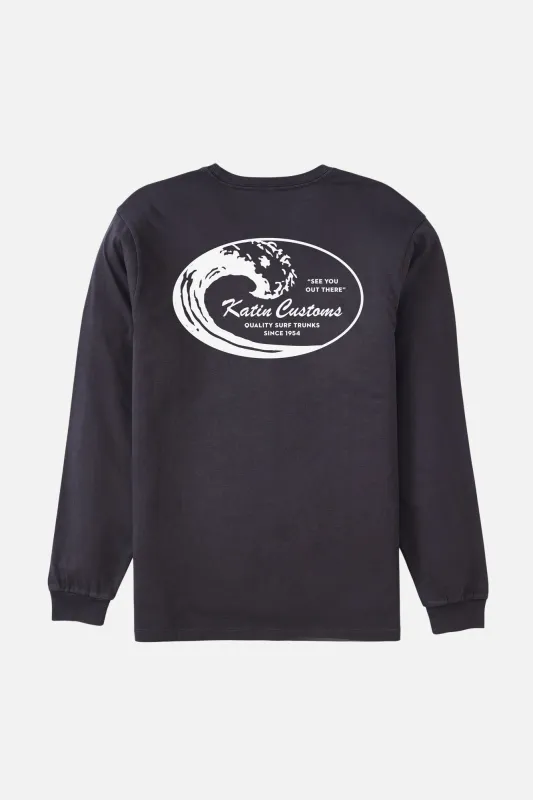 TIDAL LONG SLEEVE TEE sold by Katin