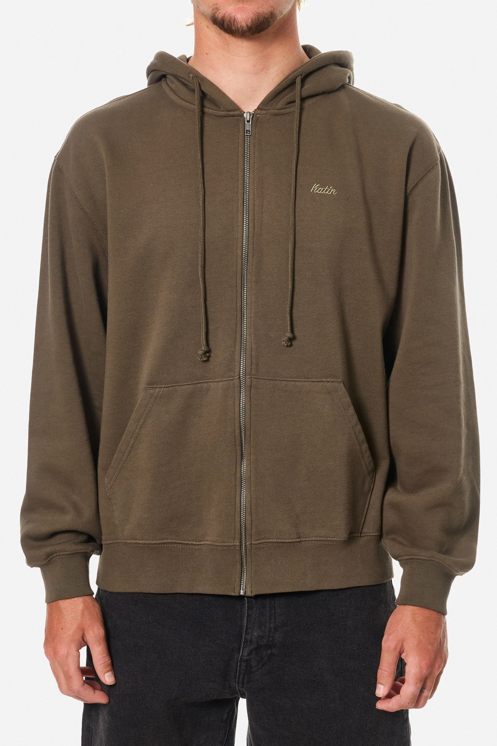 EMBROIDERED FULL ZIP HOODIE sold by Katin product image thumbnail 2