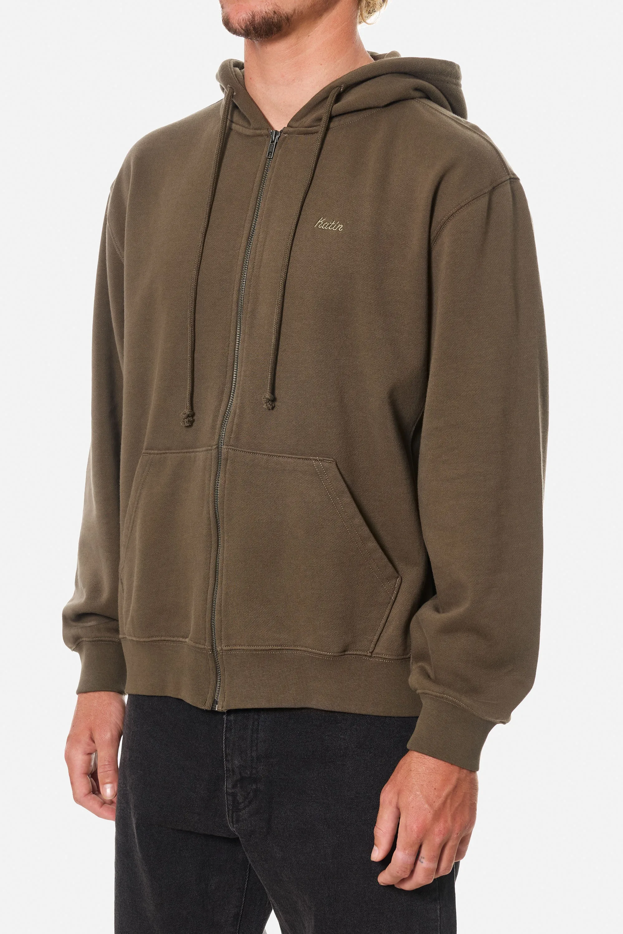 EMBROIDERED FULL ZIP HOODIE sold by Katin product image thumbnail 3