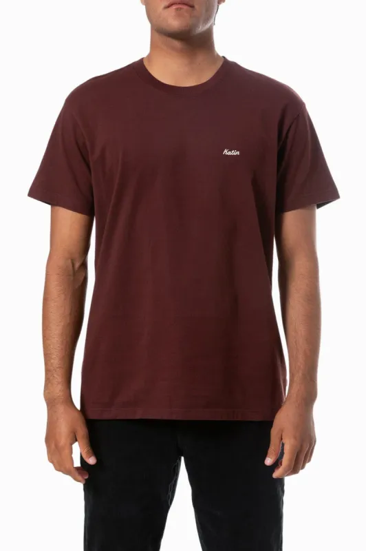 SCRIPT EMBROIDERED TEE sold by Katin