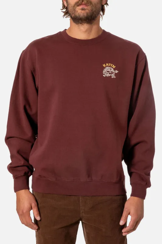 DASH EMB CREWNECK sold by Katin