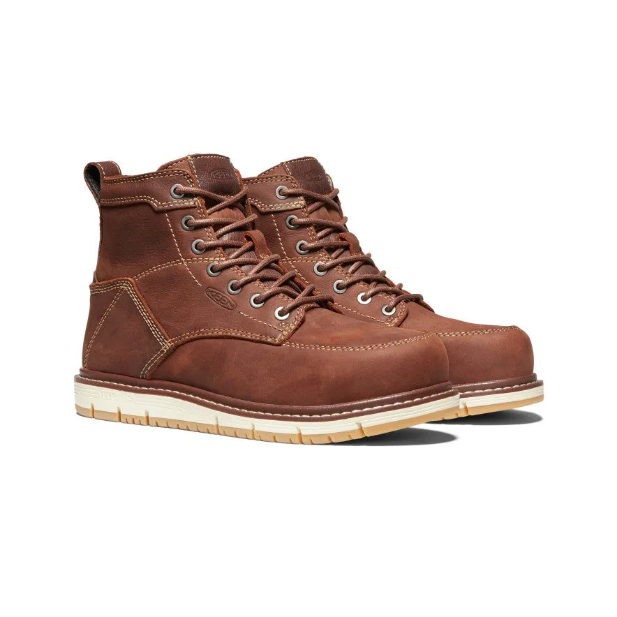 Women's San Jose 6" Boot (Aluminum Toe) | Gingerbread/Gum sold by Keen product image thumbnail 2