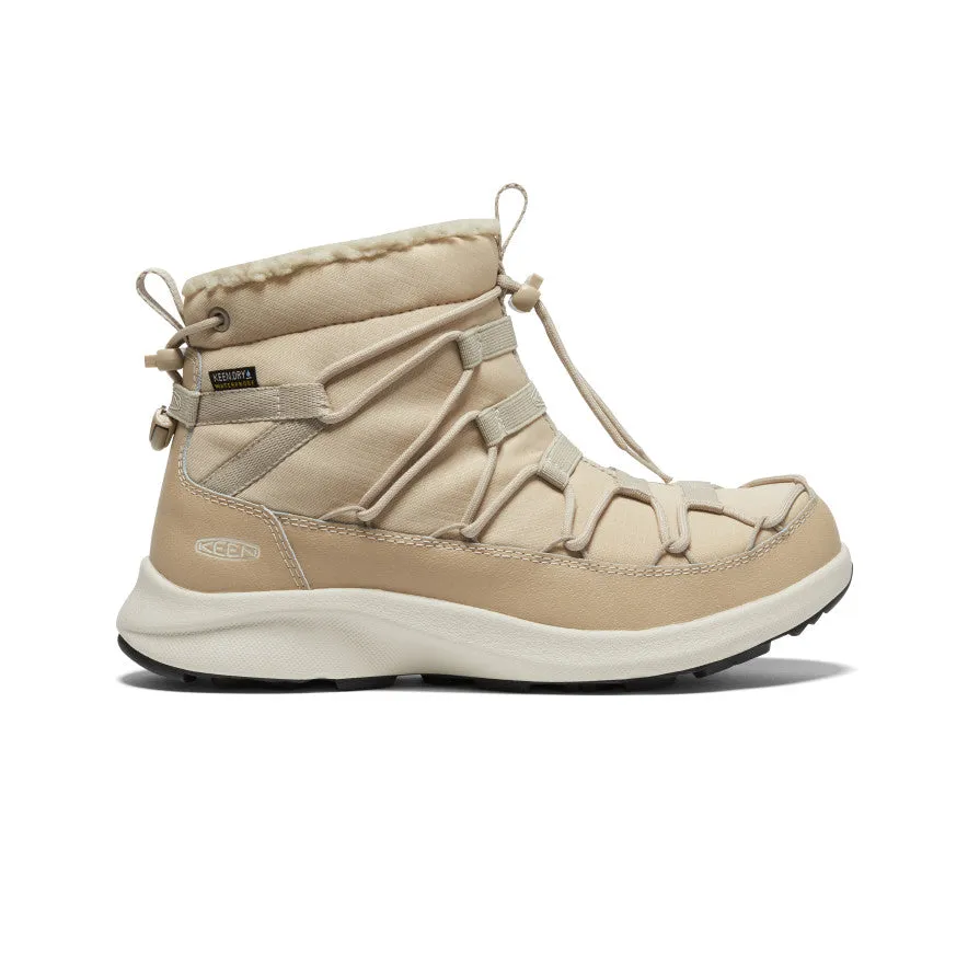 Women's UNEEK SNK II Waterproof Chukka | Safari/Birch sold by Keen