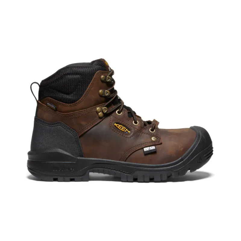 Men's Independence 6" Insulated Waterproof Boot (Carbon Toe)  |  Dark Earth/Black sold by Keen