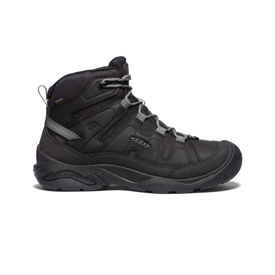 Men's Circadia Polar Waterproof Boot | Black/Steel Grey sold by Keen