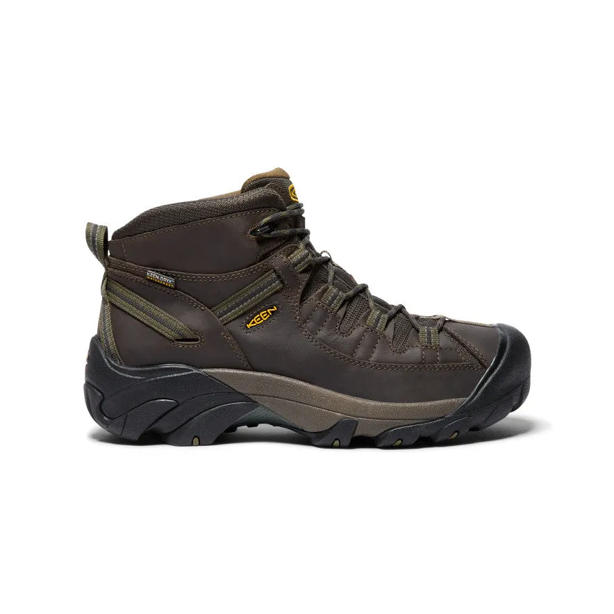Men's Targhee II Mid Waterproof Hiking Boots | Canteen/Dark Olive sold by Keen
