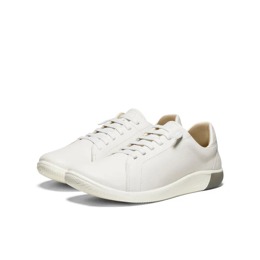 Women's KNX Leather Sneaker | Star White/Star White sold by Keen product image thumbnail 2