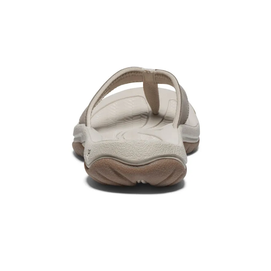 Women's Kona Leather Flip-Flop | Brindle/Silver Birch sold by Keen product image thumbnail 5
