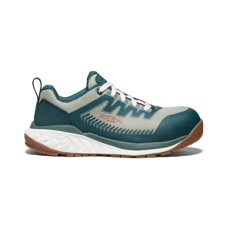 Women's Arvada Work Sneaker (Carbon Toe) | Sea Moss/Desert Sage sold by Keen