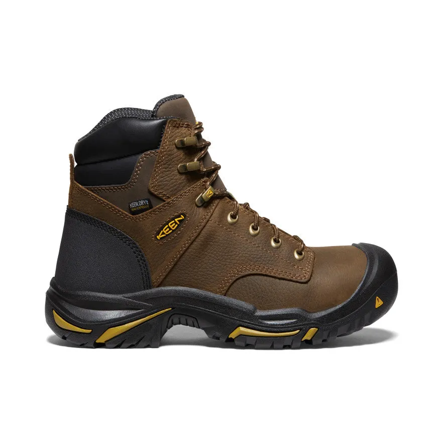 Men's Mt Vernon 6" Waterproof Boot (Soft Toe) | Cascade Brown sold by Keen