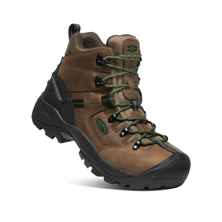 Men's Pittsburgh Energy 6" Waterproof Boot (Carbon Toe) | Cascade Brown/Greener Pastures sold by Keen product image thumbnail 3