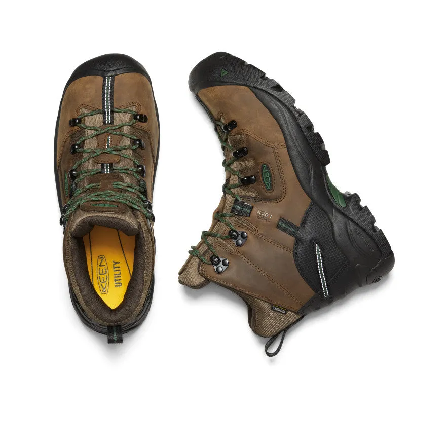 Men's Pittsburgh Energy 6" Waterproof Boot (Carbon Toe) | Cascade Brown/Greener Pastures sold by Keen product image thumbnail 4