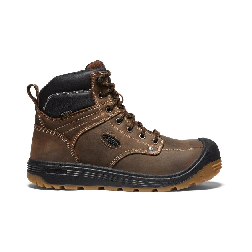 Men's Fort Wayne 6" Waterproof (Carbon Toe) | Dark Earth/Gum sold by Keen