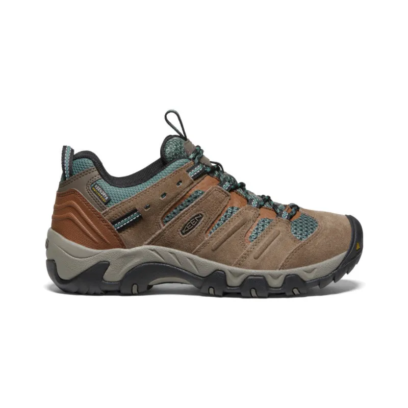 Women's Headout Waterproof Hiking Shoe  |  Shitake/Dark Forest sold by Keen