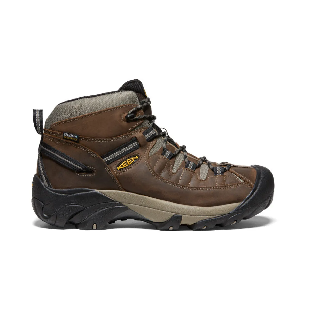 Men's Targhee II Mid Waterproof Hiking Boots  |  Shitake/Brindle sold by Keen