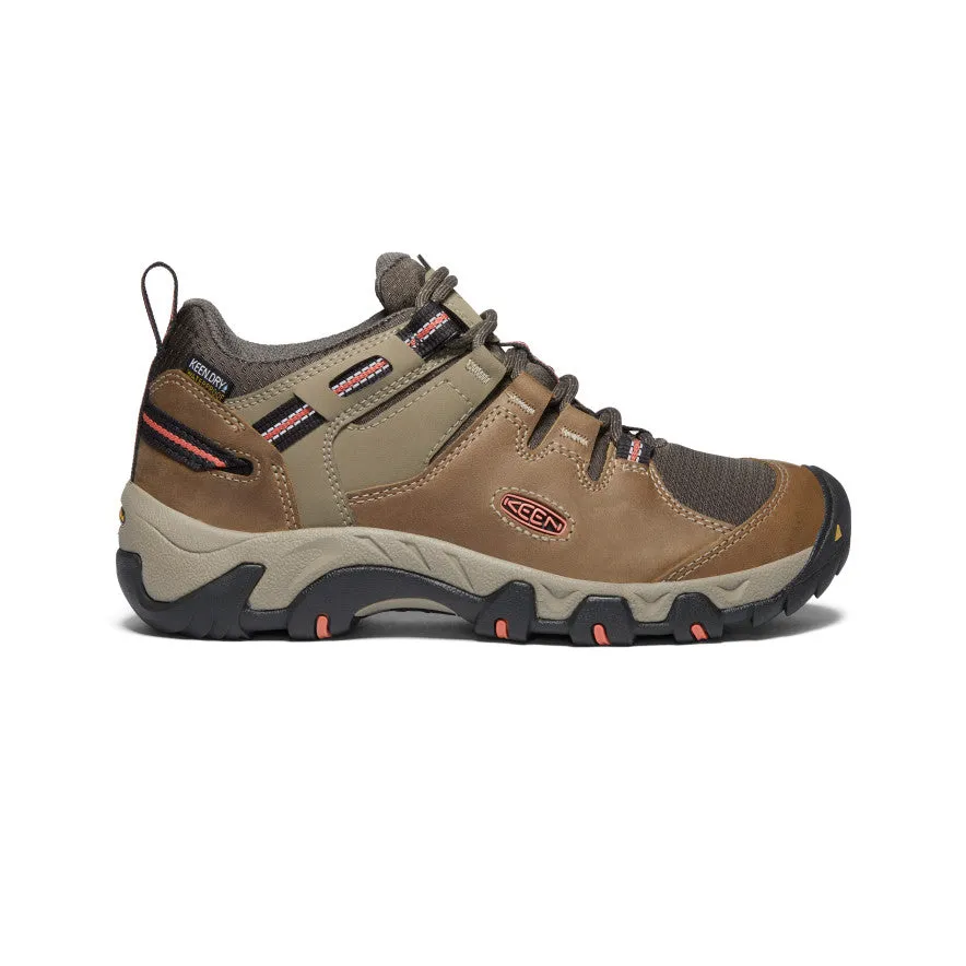 Women's Steens Waterproof Shoe | Timberwolf/Coral sold by Keen