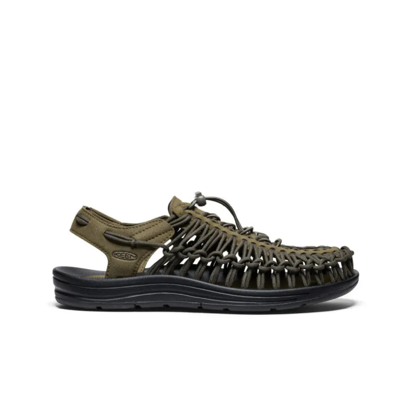 Men's UNEEK Sneaker  |  Dark Olive/Black sold by Keen