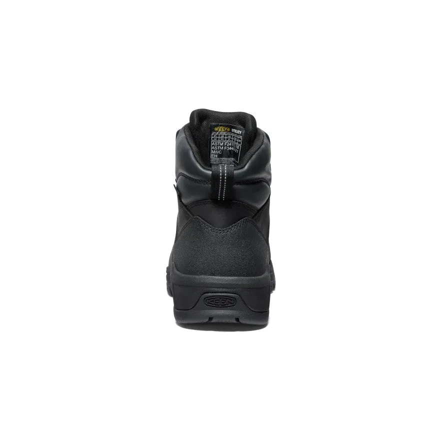 Men's Evanston 6" Waterproof Boot (Carbon Toe) | Black/Black sold by Keen product image thumbnail 5