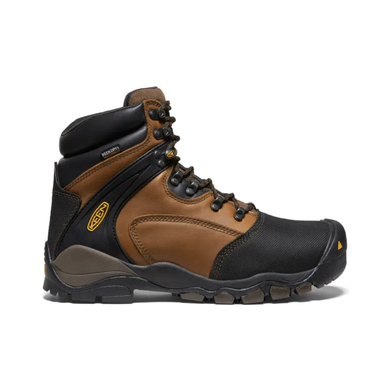 Men's Louisville 6" MET Waterproof Boot (Steel Toe)  |  Slate Black sold by Keen