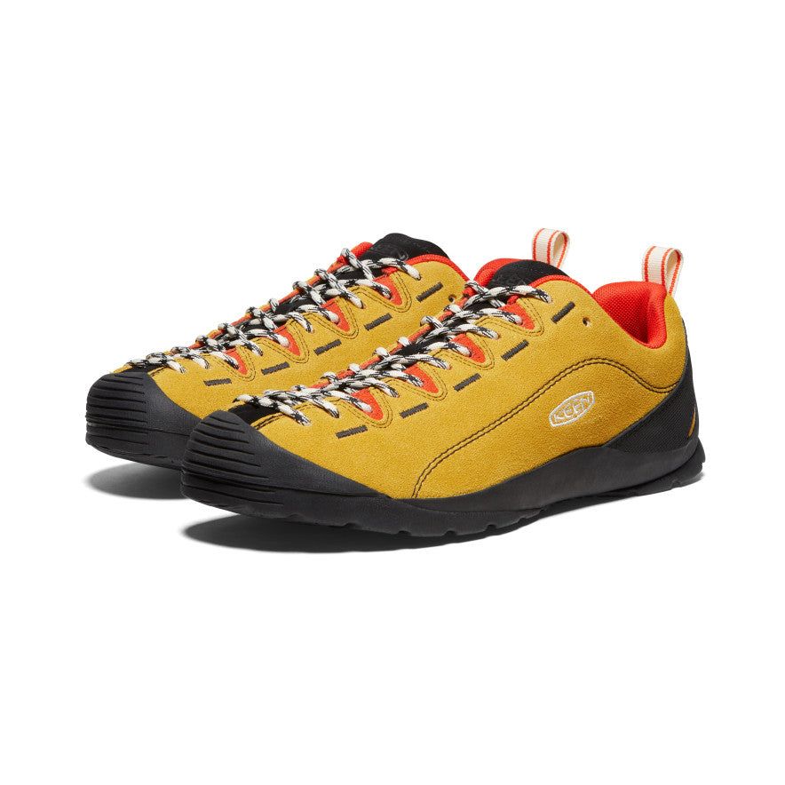 Men's Jasper Suede Sneakers | Green Sulphur/Orange sold by Keen product image thumbnail 2