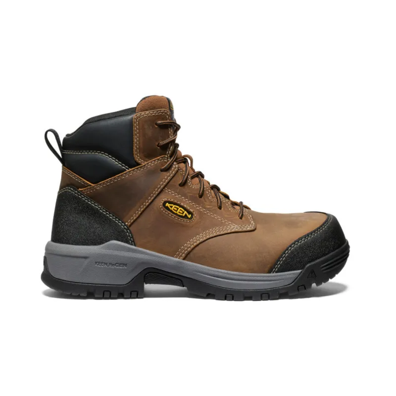 Men's Evanston 6" ESD Boot (Carbon Toe)  |  Bison/Black sold by Keen