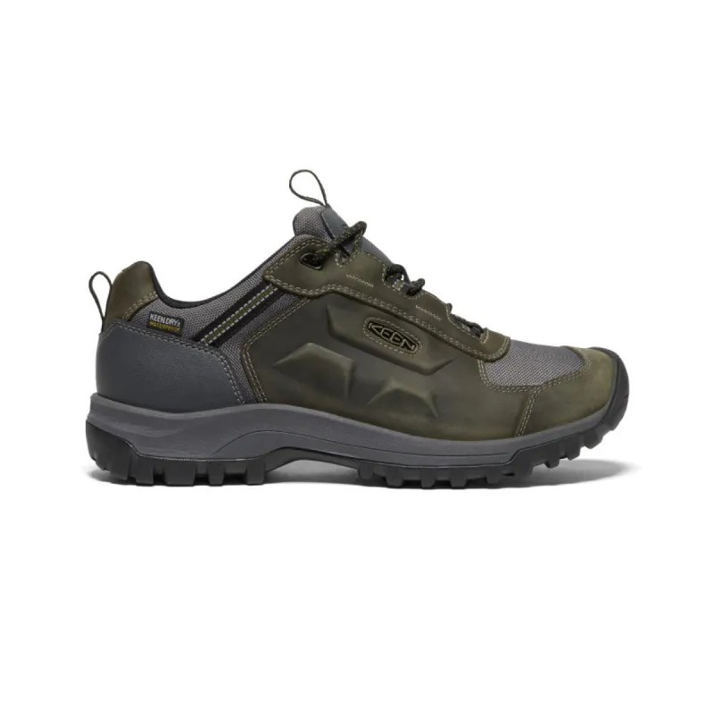 Men's Basin Ridge Waterproof Shoe | Magnet/Dark Olive sold by Keen