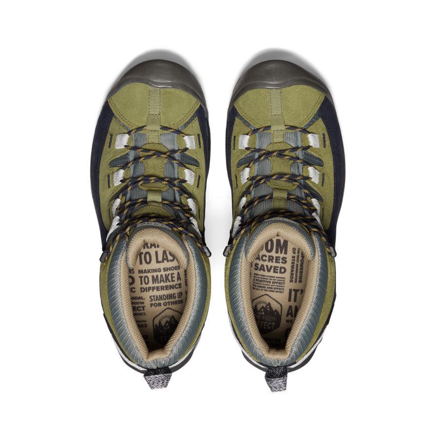 Men's Targhee II Waterproof Hiking Boot x atelierBluebottle | Sky Captain/Olive Drab sold by Keen product image thumbnail 4