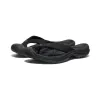 Women's Waimea Leather Flip-Flop  |  Black/Black sold by Keen