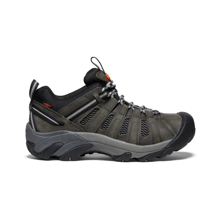 Men's Voyageur | Steel Grey/Scarlet Ibis sold by Keen