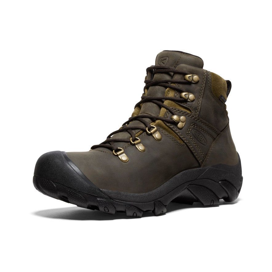 Men's Pyrenees Waterproof Hiking Boot | Mulch/Military Olive sold by Keen product image thumbnail 3