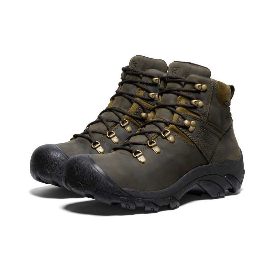 Men's Pyrenees Waterproof Hiking Boot | Mulch/Military Olive sold by Keen product image thumbnail 2