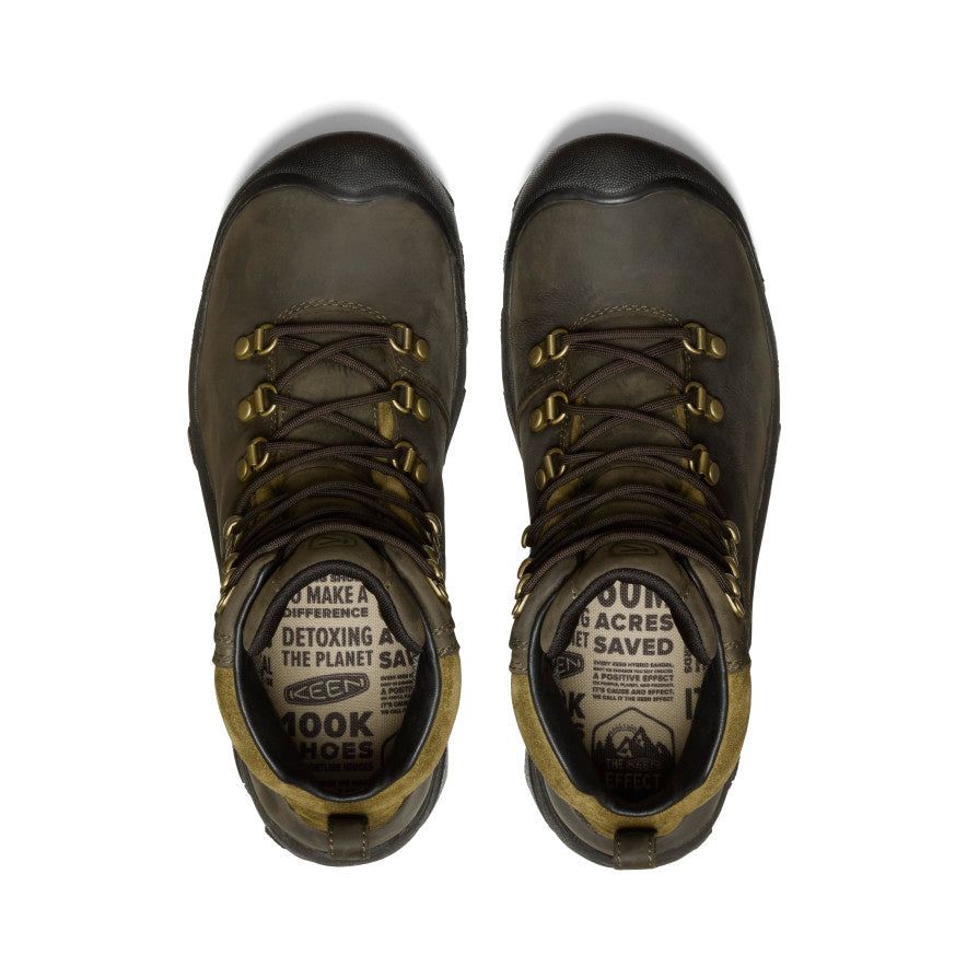 Men's Pyrenees Waterproof Hiking Boot | Mulch/Military Olive sold by Keen product image thumbnail 4