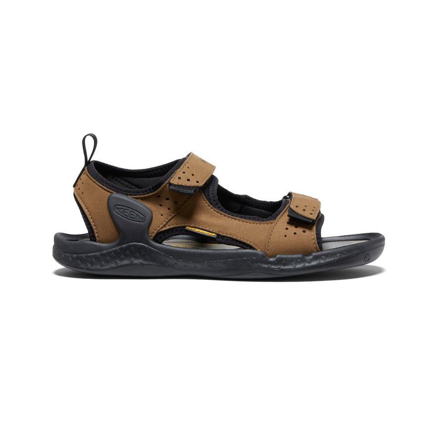 Men's Drift Creek Two-Strap Sandal | Bison/Black sold by Keen