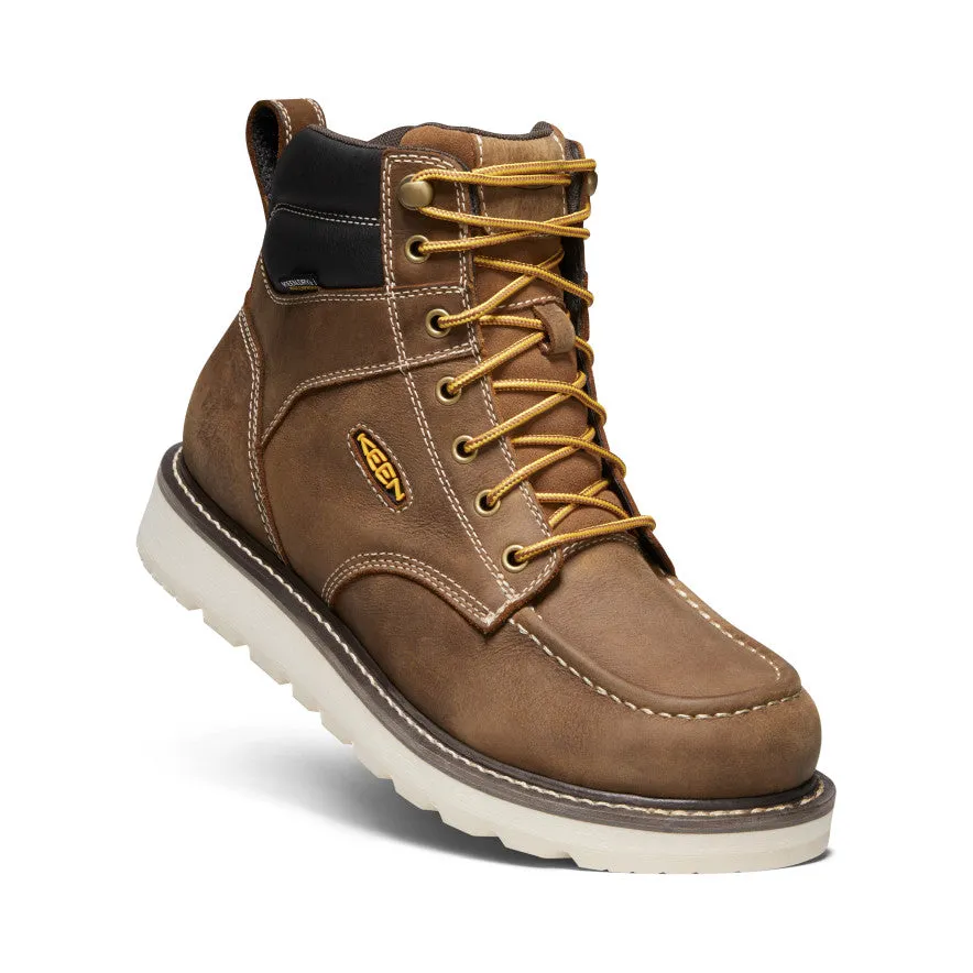 Men's Cincinnati 6" Waterproof Boot (Soft Toe) | Belgian/Sandshell sold by Keen product image thumbnail 3