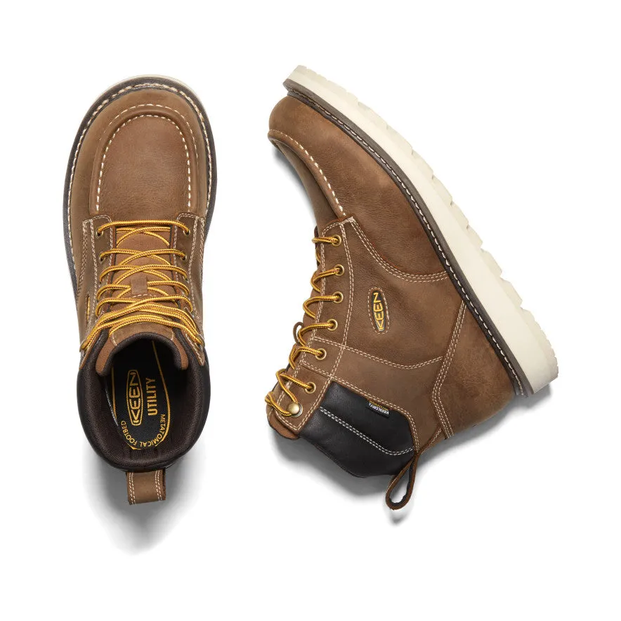 Men's Cincinnati 6" Waterproof Boot (Soft Toe) | Belgian/Sandshell sold by Keen product image thumbnail 4