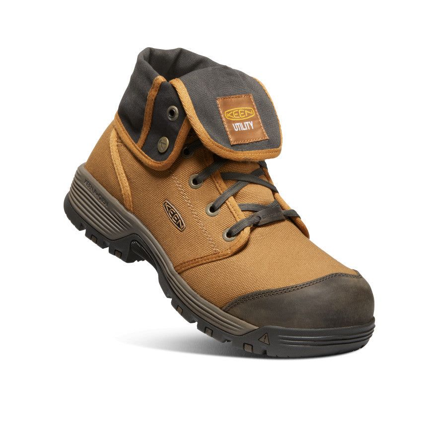 Men's Roswell Mid (Carbon-Fiber Toe) | Almond/Black Olive sold by Keen product image thumbnail 3