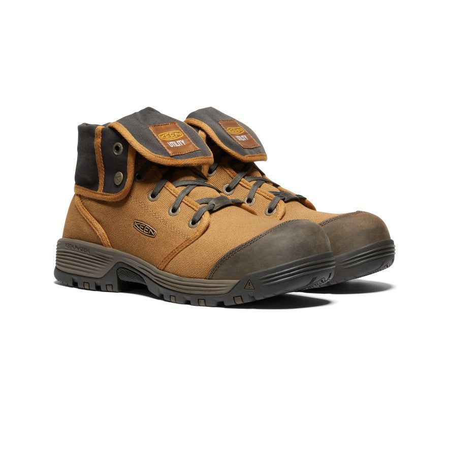 Men's Roswell Mid (Carbon-Fiber Toe) | Almond/Black Olive sold by Keen product image thumbnail 2